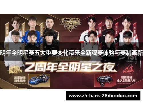 明年全明星赛五大重要变化带来全新观赛体验与赛制革新