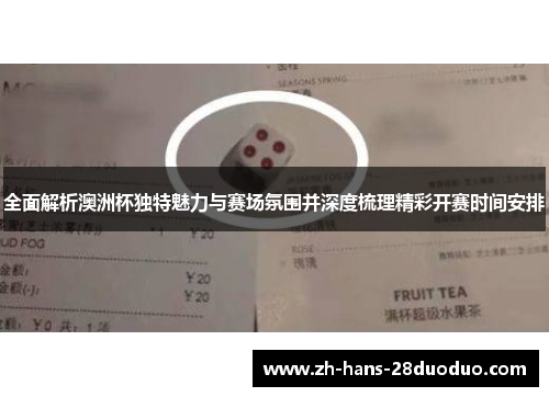 全面解析澳洲杯独特魅力与赛场氛围并深度梳理精彩开赛时间安排